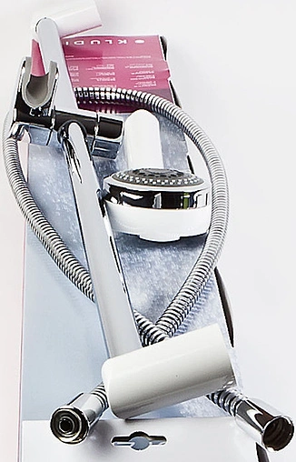 Душевая стойка Kludi Zenta белый/хром 6084091-00 Душевая стойка Kludi Zenta белый/хром 6084091-00