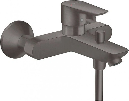 Смеситель для ванны Hansgrohe Talis E шлифованный чёрный хром 71740340