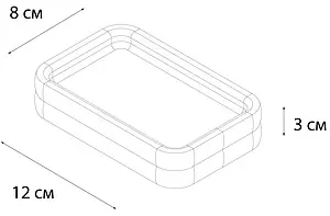 Мыльница Fixsen Glady оранжевый FX-11-67, 2