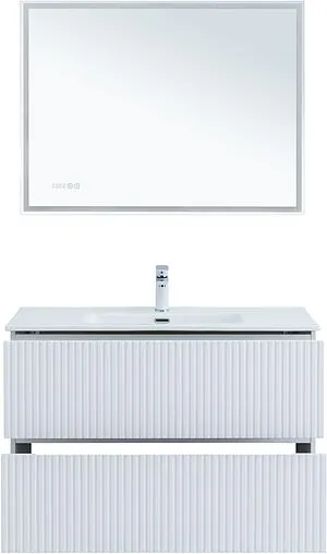 Тумба под умывальник Aquanet Джейн 100 белый матовый 00313288