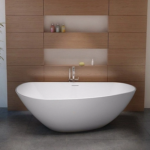 Ванна отдельностоящая из искусственного камня Riho Granada 170x80 R белый B121001105