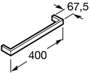 Полотенцедержатель Roca Nuova хром 816526001, 2