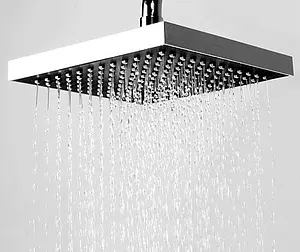 Лейка верхнего душа Wasserkraft хром A028, 2