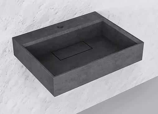 Раковина Raval Facet 80 бетон Fac.08.80/Bet/RL