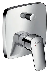 Смеситель для ванны скрытого монтажа Hansgrohe Logis хром 71405000 Смеситель для ванны скрытого монтажа Hansgrohe Logis хром 71405000, 1