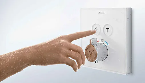 Термостат для 2 потребителей Hansgrohe ShowerSelect хром 15763000 Термостат для 2 потребителей Hansgrohe ShowerSelect хром 15763000