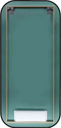 Зеркало с подсветкой Continent Torry Led 60x120 с фоновой подсветкой, бесконтактным сенсором белый ЗЛП1533