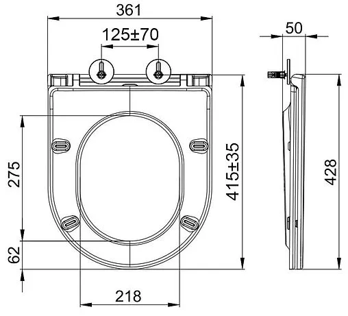Комплект 5 в 1 Lemark Peneda+ Bit+Glazer White 100804426 с кнопкой Bit 9804008 белый глянцевый