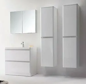 Шкаф-пенал подвесной BelBagno ENERGIA-N Bianco Lucido ENERGIA-N-1700-2A-SC-BL-R, 4