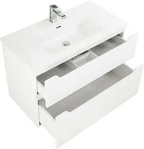 Тумба-умывальник подвесная BelBagno ETNA H-60 100 Bianco Lucido ETNA-H60-1000-2C-SO-BL-P+, 5