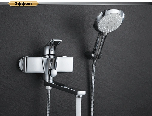 Смеситель для ванны с длинным изливом D&amp;K Berlin Freie хром DA1433301