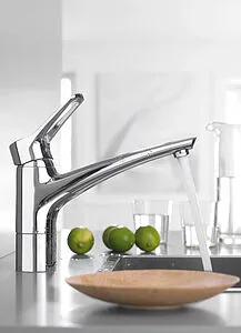 Смеситель для кухни с запорным вентилем Kludi MX хром 399060562 Смеситель для кухни с запорным вентилем Kludi MX хром 399060562, 3