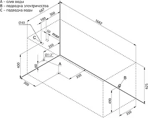 Ванна акриловая Aquanet West 170x70 00239757 Ванна акриловая Aquanet West 170x70 00239757, 3