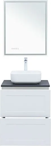 Тумба под умывальник подвесная Aquanet Терра 60 белый матовый 00313232