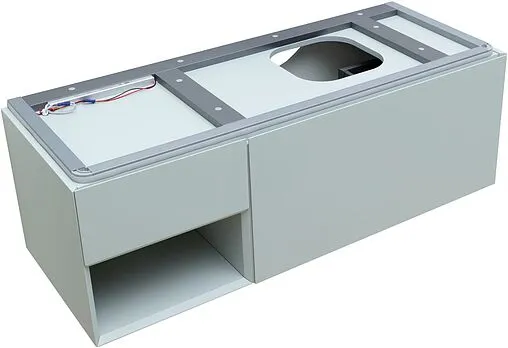 Тумба под умывальник подвесная Allen Brau Infinity 120 R папирус 1.21008.PWM