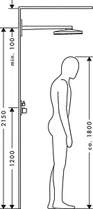 Лейка верхнего душа с настенным креплением Hansgrohe Rainmaker Select 460 1jet черное стекло/хром 24003600 Лейка верхнего душа с настенным креплением Hansgrohe Rainmaker Select 460 1jet черное стекло/хром 24003600, 4