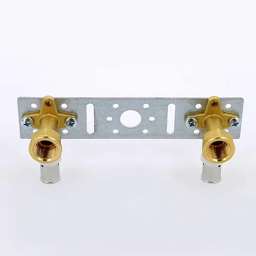 Монтажная планка с водорозетками пресс 16мм x ½"в Uni-fitt 712G6200 Монтажная планка с водорозетками пресс 16мм x ½"в Uni-fitt 712G6200