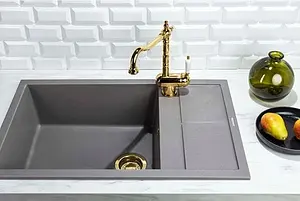 Мойка кухонная Omoikiri Sumi 78-LB-GR leningrad grey 4993563, 4