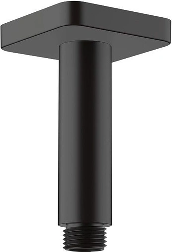 Держатель верхнего душа на потолок Hansgrohe Vernis Shape 100 чёрный матовый 26406670