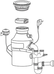 Измельчитель пищевых отходов Teka TR 34.1 V 40197111 Измельчитель пищевых отходов Teka TR 34.1 V 40197111, 3