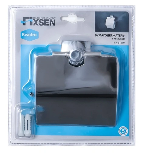 Держатель туалетной бумаги Fixsen Kvadro хром FX-61310