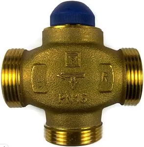 Трехходовой разделительный клапан 1&quot; Kvs 3.0 Herz Calis TS RD 1776139, 3