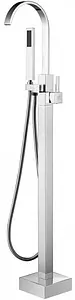 Смеситель для ванны напольный Swedbe Spira хром 4003 Смеситель для ванны напольный Swedbe Spira хром 4003, 1