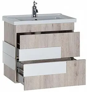 Тумба-умывальник Aquanet Мадейра 70 дуб кантри/белый 00183070+00182323 Тумба-умывальник Aquanet Мадейра 70 дуб кантри/белый 00183070+00182323, 5