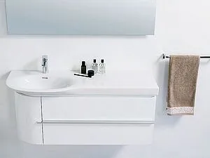 Тумба-умывальник подвесная Laufen Palace 90 R белый матовый 4.0153.2.075.463.1+8.1670.2.000.104.1, 5