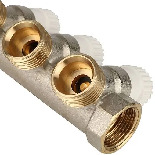 Коллектор регулирующий проходной 3 отвода ¾"в/н x ¾"ек Stout SMB 6851 343403 Коллектор регулирующий проходной 3 отвода ¾"в/н x ¾"ек Stout SMB 6851 343403