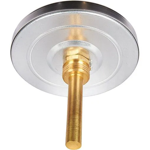 Термометр биметаллический Rommer 100мм 120°С гильза 75мм ½&quot; RIM-0001-107515