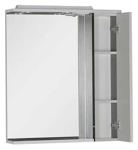 Шкаф-зеркало Aquanet Гретта 75 R белый/венге 00173995