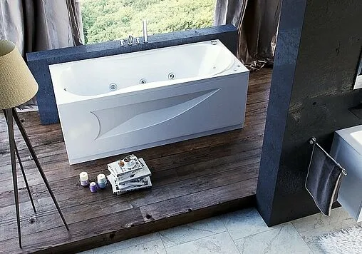 Ванна акриловая Aquatek Афродита 170x70 L с фронтальной панелью с каркасом (разборный) AFR170-0000032