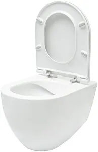 Унитаз подвесной безободковый Allen Brau Reality белый 4.32006.20 Унитаз подвесной безободковый Allen Brau Reality белый 4.32006.20, 4