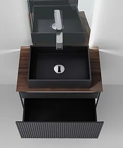 Тумба под умывальник подвесная Jorno Strong 80 антрацит Str.01.80/P/A Тумба под умывальник подвесная Jorno Strong 80 антрацит Str.01.80/P/A, 3