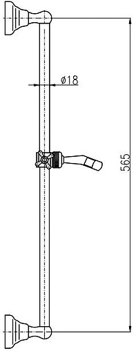 Душевая стойка Rav Slezak золото/белый SK0031Z