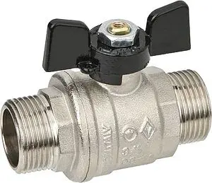 Кран шаровый 1&quot;н x 1&quot;н Bugatti Oregon 03270032, 1