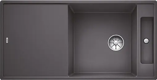Мойка кухонная Blanco Axia III 6 S-F 100 (доска стекло) тёмная скала 523527