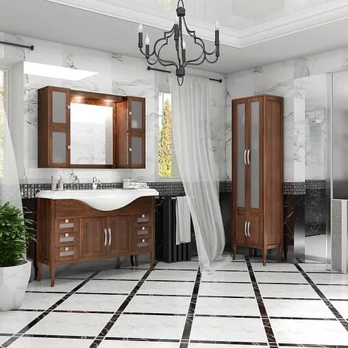 Тумба под умывальник напольный Opadiris Мираж 120 светлый орех 00-00000058