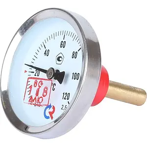 Термометр биметаллический Росма БТ-31.211 63мм 120°С гильза 46мм ½" 00000002409 Термометр биметаллический Росма БТ-31.211 63мм 120°С гильза 46мм ½" 00000002409, 4