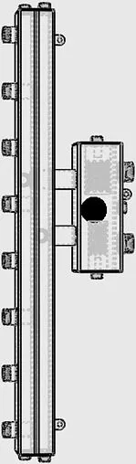 Распределительный коллектор 4 контура с гидрострелкой 1¼&quot;н x 1&quot;н Cевер-V4 1925013