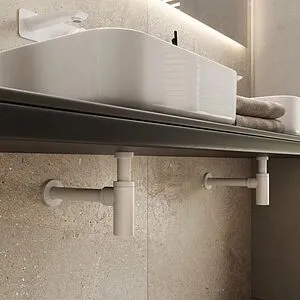 Сифон бутылочный для раковины IDDIS Optima Home белый матовый OPTWT00i84 Сифон бутылочный для раковины IDDIS Optima Home белый матовый OPTWT00i84, 3