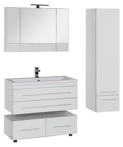 Шкаф-пенал подвесной Aquanet Верона 40 R белый 00176672 Шкаф-пенал подвесной Aquanet Верона 40 R белый 00176672