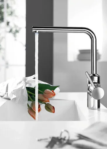 Смеситель для кухни Kludi L-ine хром 428140577
