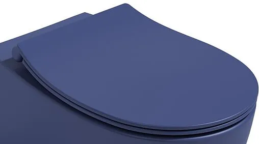 Крышка-сиденье для унитаза с микролифтом ISVEA D40 синий матовый 40D40544I-S
