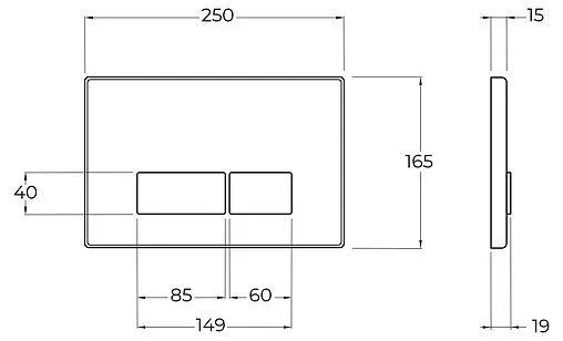 Комплект 5 в 1 BelBagno Eco CZR-526-TH-R/CZR-2040-SC/BB097/Q.CR с кнопкой хром глянцевый Комплект 5 в 1 BelBagno Eco CZR-526-TH-R/CZR-2040-SC/BB097/Q.CR с кнопкой хром глянцевый