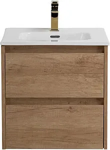 Тумба-умывальник подвесная BelBagno KRAFT 50 Rovere Nebrasca Nature KRAFT-500-2C-SO-RNN+BB500ETL, 1