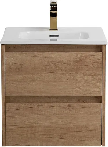 Тумба-умывальник подвесная BelBagno KRAFT 50 Rovere Nebrasca Nature KRAFT-500-2C-SO-RNN+BB500ETL