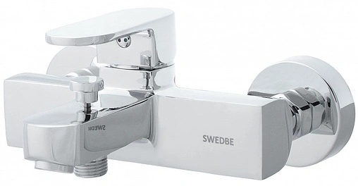 Смеситель для ванны Swedbe Lynx хром 2330
