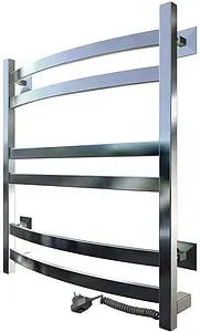 Полотенцесушитель электрический лесенка Тругор Пэк 21 кв 60х40 полированная сталь Полотенцесушитель электрический лесенка Тругор Пэк 21 кв 60х40 полированная сталь, 1